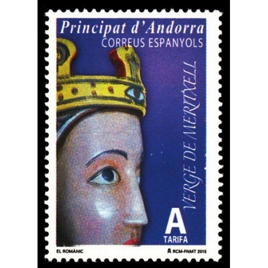 Andorra Española 427 2015 Románico Virgen  Meritxell MNH
