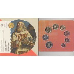 San Marino 2016 Euroset Cartera Oficial euro € San Marino bendiciendo el Titano 
