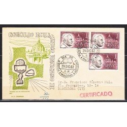 España Spain 1480 1962 Concilio Ecunémico Vaticano II SPD Sobre Primer Día
