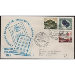 España Spain 1516/18 1963 Conmemoraciones centenarias de San Sebastián SPD Sobres Primer Día