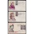 España Spain 1536/39 1963 Personajes Españoles SPD Sobres Primer Día