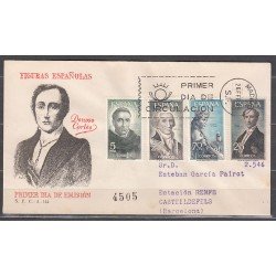 España Spain 1653/56 1965 Personajes españoles SPD Sobres Primer Día