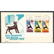 España Spain 1667/69 1965 Día mundial del sello SPD Sobres Primer Día España Spain 1667/69 1965 Día mundial del sello SPD Sobres Primer Día