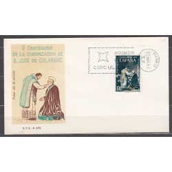 España Spain 1837 1967 II Centenario San José de Calasanz SPD Sobre Primer Día España Spain 1837 1967 II Centenario San José de Calasanz SPD Sobre Primer Día