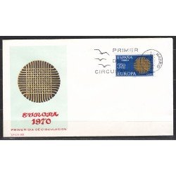 España Spain 1973 1970 Europa-CEPT SPD Sobre Primer Día