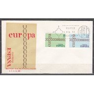 España Spain 2031/32 1971 Europa Cept SPD Sobre Primer Día España Spain 2031/32 1971 Europa Cept SPD Sobre Primer Día