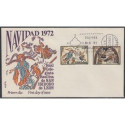 España Spain 2115/16 1972 Navidad SPD Sobre Primer Día España Spain 2115/16 1972 Navidad SPD Sobre Primer Día