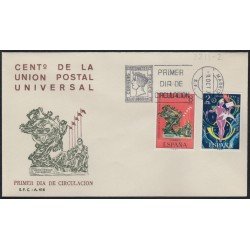 España Spain 2211/12 1974 Centenario de la Unión Postal Universal SPD Sobre Primer Día España Spain 2211/12 1974 Centenario de la Unión Postal Universal SPD Sobre Primer Día