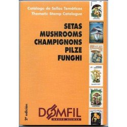 Catálogo Catalogue Setas mushrooms 2ª ed 1999 Domfil