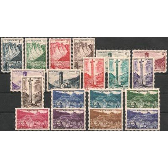 Andorra Francesa Andorre Français Año completo 1955 - 1958