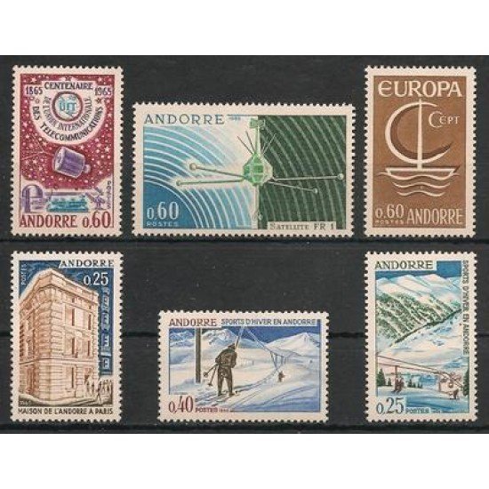 Andorra Francesa Andorre Français Año completo 1965 - 1966