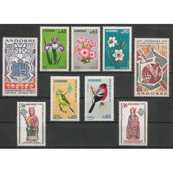 Andorra Francesa Andorre Français Año completo 1974 Andorra Francesa Andorre Français Año completo 1974