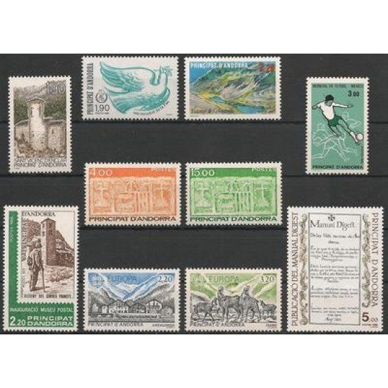 Andorra Francesa Andorre Français Año completo 1986