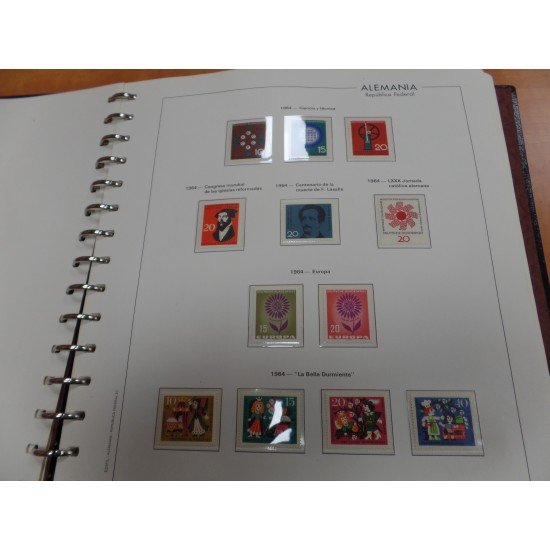 Colleción Collection Alemania Federal Germany 1964 - 2001 MNH