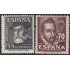 España Spain 1035/36 1948 Hernán Cortés Mateo Alemán  MNH