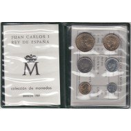España Spain Cartera Oficial Pesetas 1989 Juan Carlos I FNMT