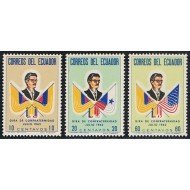 Ecuador 691/93 1963 Carlos Arosemena MNH
