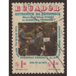 Ecuador 917 1975 Rumichaca Ministro Ecuador y Colombia Usado