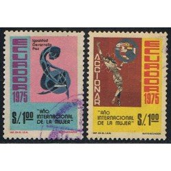 Ecuador 918/19 1975 Año Internacional de la mujer Usados