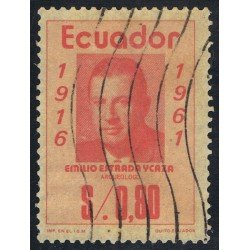 Ecuador 944 1975 Emilio Estrada Ycaza Arqueólogo archeology Usado