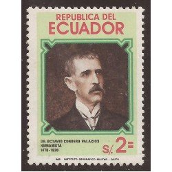 Ecuador 1014 1981 Dotor Octavo Cordero Palacios MNH Ecuador 1014 1981 Dotor Octavo Cordero Palacios MNH
