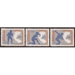 Ecuador 1088/90 1985 X juegos Panamericanos Cuenca Boxeo Gimnasia  