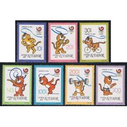 Ecuador 1163/69 1989 Juegos olímpicos Olympic Games Seul MNH