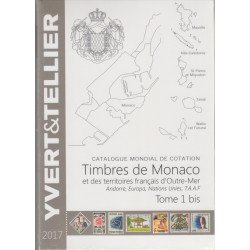Catálogo Yvert 2017 Sellos Monaco Territorios franceses Ultramar Tomo I bis 2ª mano 