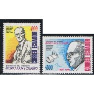 Ecuador 1235/36 1991 Cº Nacimiento Jacinto Jijon y Coamano MNH 