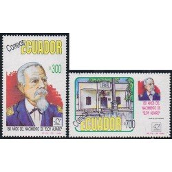 Ecuador 1250/51 1992 150 Aniv. Nacimiento Eloy Alfaro MNH