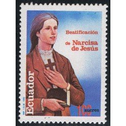 Ecuador 1256 1992 Beatificación narciso de Jesús Relgion MNH 