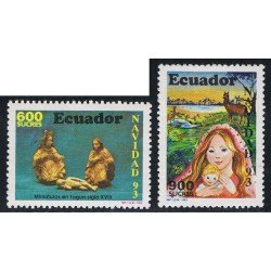 Ecuador 1287/88 1993 Navidad Christmas Fauna MNH Ecuador 1287/88 1993 Navidad Christmas Fauna MNH