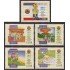 Ecuador 1328/32 1995 Reducción Desastres Naturales Volcán MNH