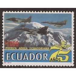 Ecuador 1346 1996 1995 75 Aniversario Fuerza Aérea Military  Avión MNH 
