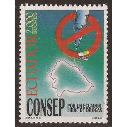 Ecuador 1365 1996 CONSEP Libre de drogas MNH 