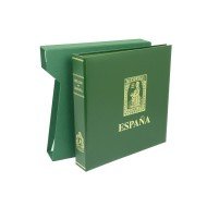 Álbum de sellos Olegario IMPERIAL Título Sellos de España Verde 084035 Álbum de sellos Olegario IMPERIAL Título Sellos de España Verde 084035
