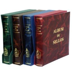 Álbum de sellos Olegario bicolor NILO Título Album de sellos 084061 Álbum de sellos Olegario bicolor NILO Título Album de sellos 084061