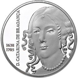 Portugal 2016 Moneda 5 € euros Conmemorativos Catarina de Bragança 