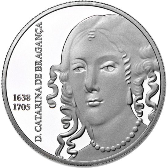 Portugal 2016 Moneda 5 € euros Conmemorativos Catarina de Bragança 