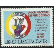 Ecuador 1524 2000 Unión Nacional de Periodistas journalists MNH Ecuador 1524 2000 Unión Nacional de Periodistas journalists MNH