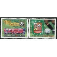 Ecuador 1669/70 2002 Club Deportivo Cuenca Fútbol Football MNH Ecuador 1669/70 2002 Club Deportivo Cuenca Fútbol Football MNH