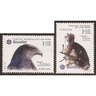 Ecuador 1753/54 2003 CECIA Fauna Águila eagle pájaro bird MNH Ecuador 1753/54 2003 CECIA Fauna Águila eagle pájaro bird MNH