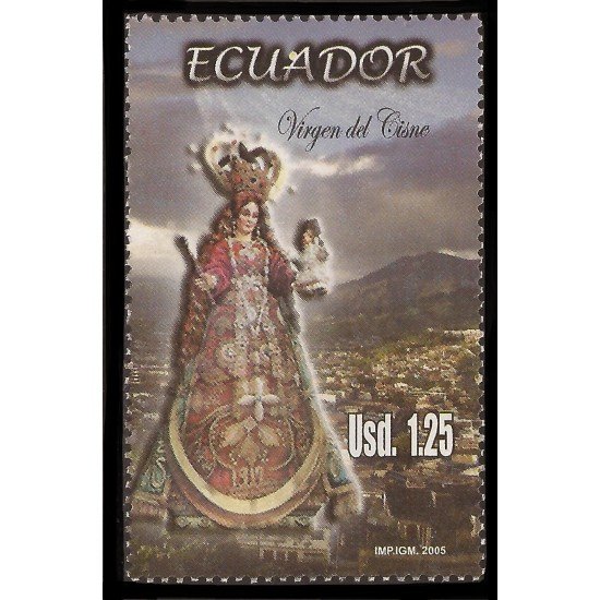Ecuador 1842 2005 Virgen del Cisne Religión MNH Ecuador 1842 2005 Virgen del Cisne Religión MNH