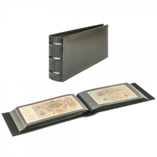 Lindner 812L-S FIRMO L Álbum universal para 108 documentos extra largos, negro Lindner 812L-S FIRMO L Álbum universal para 108 documentos extra largos, negro