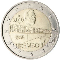 Luxemburgo 2016 2 € euros conmemorativos Puente de Carlota de Luxemburgo Luxemburgo 2016 2 € euros conmemorativos Puente de Carlota de Luxemburgo