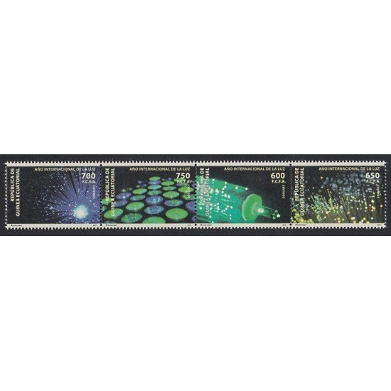 Guinea Ecuatorial 514/17 2015 Internacional de la Luz MNH Guinea Ecuatorial 514/17 2015 Internacional de la Luz MNH