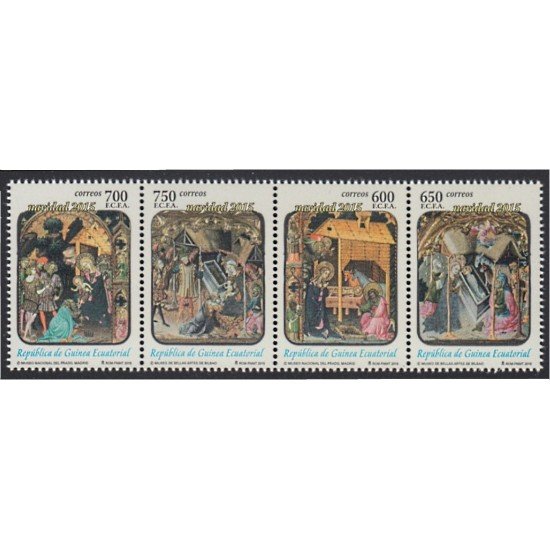 Guinea Ecuatorial 518/21 2015 Navidad MNH