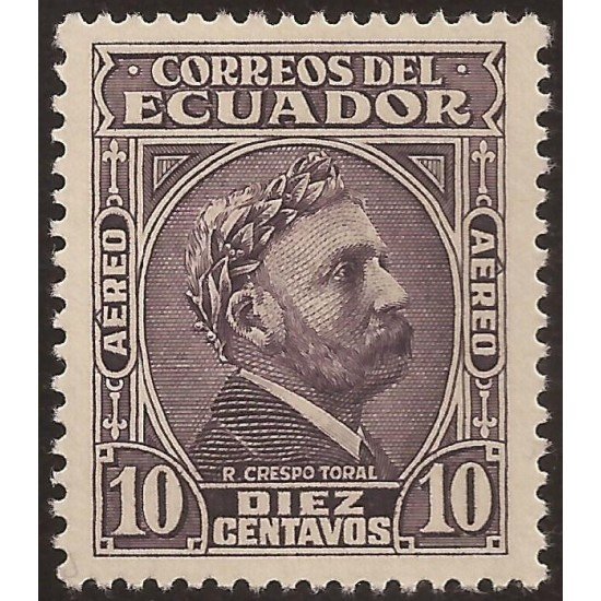 Ecuador A- 103 1942 Aéreo Crespo Toral MH