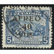 Ecuador A- 142 1945 Aéreo Seguro Social del campesino Usado