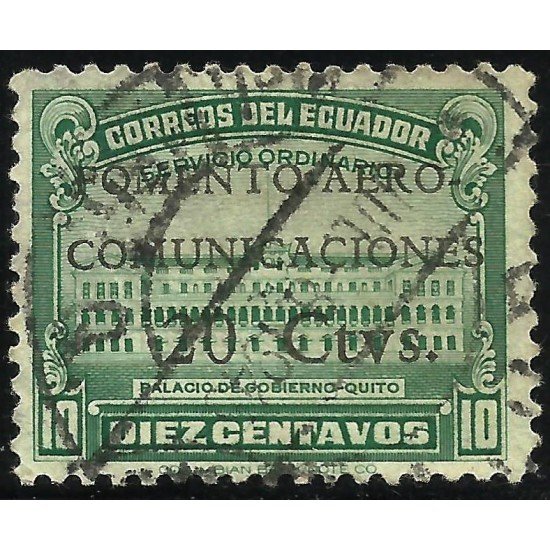 Ecuador A- 143 1945 Fomento Aéreo Comunicaciones Usado